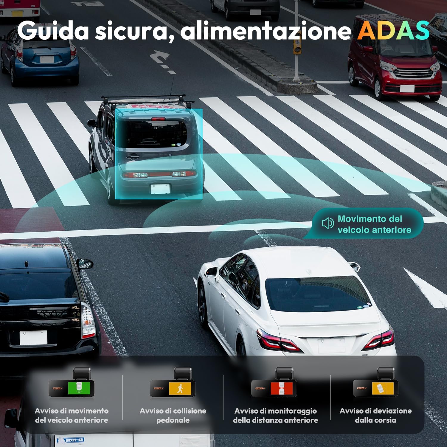 Thumbnail 2 de BOTSLAB G980H Dash Cam 4K per auto