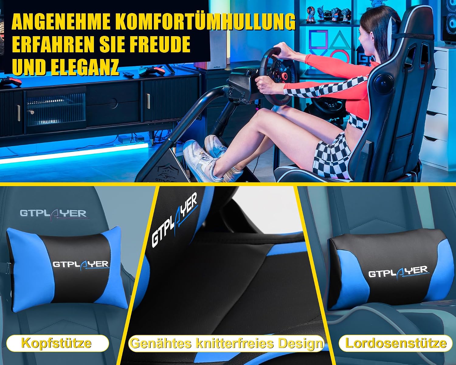 Thumbnail 3 de GTPLAYER Simulator Cockpit für SIM Racing