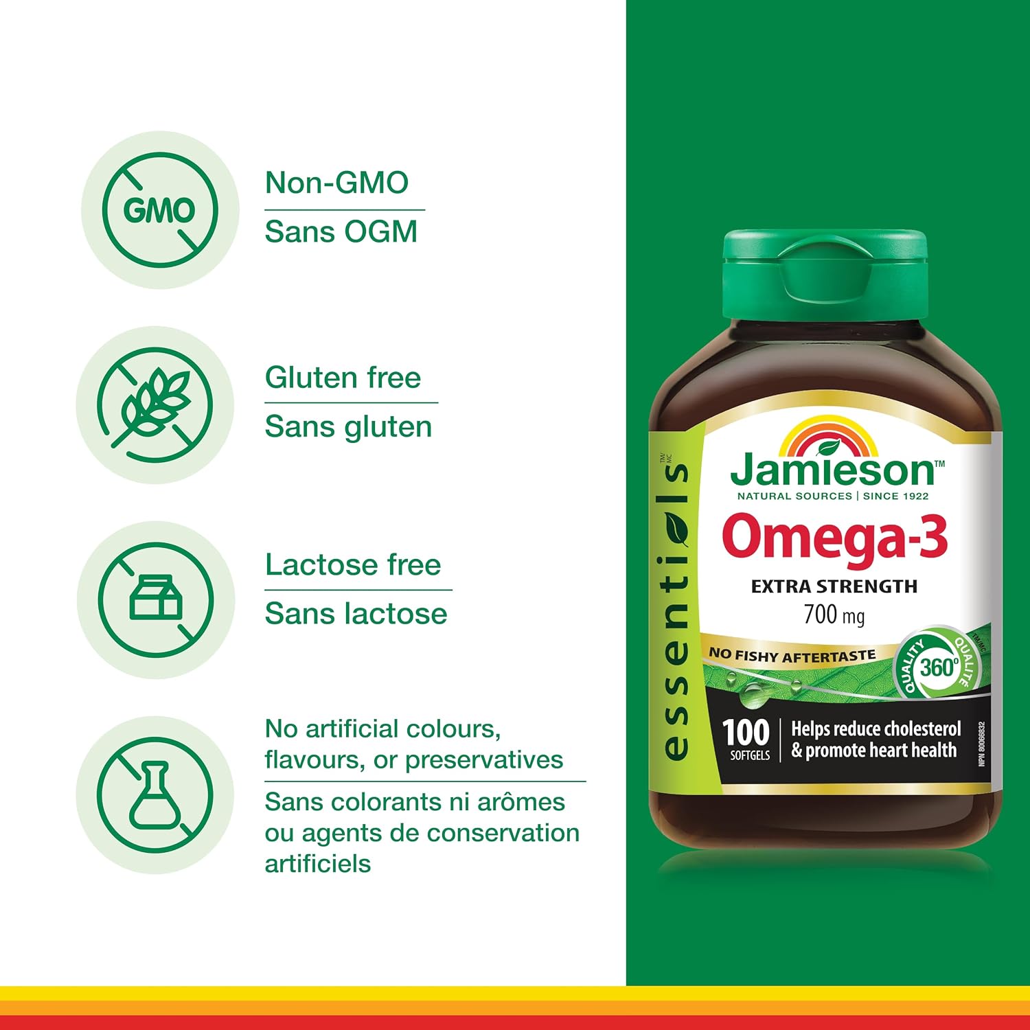 Thumbnail 3 de Jamieson Omega-3 softgels 700 mg