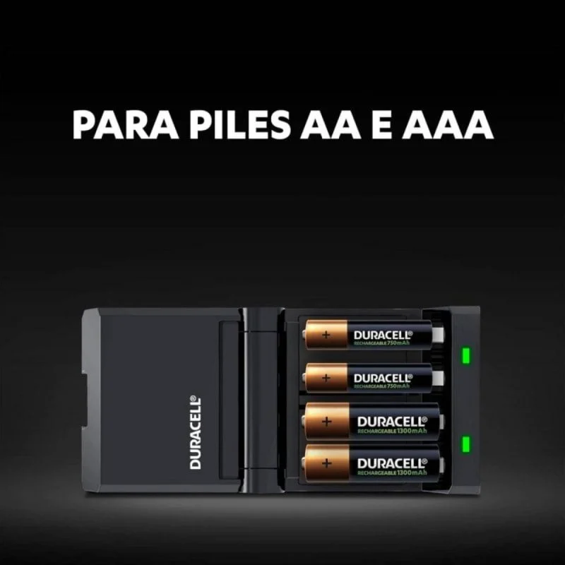 Detalle 2 de Duracell Advanced Charger Cargador de pilas AA/AAA (CEF27EU-EU)