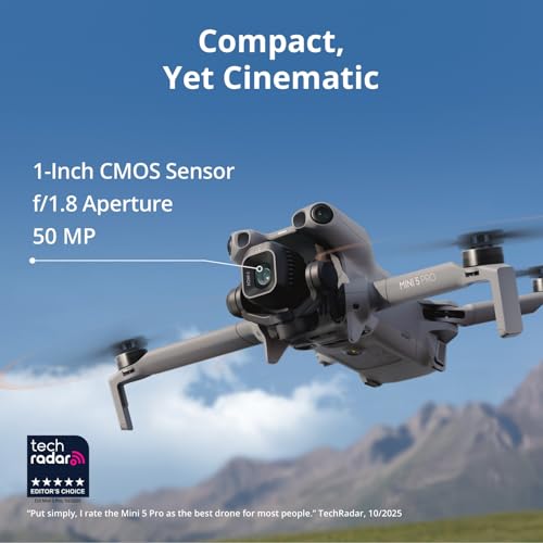 Thumbnail 1 de DJI Mini 5 Pro Fly More Combo Plus with DJI RC 2: A Lightweight Pro-Grade Drone for Creators