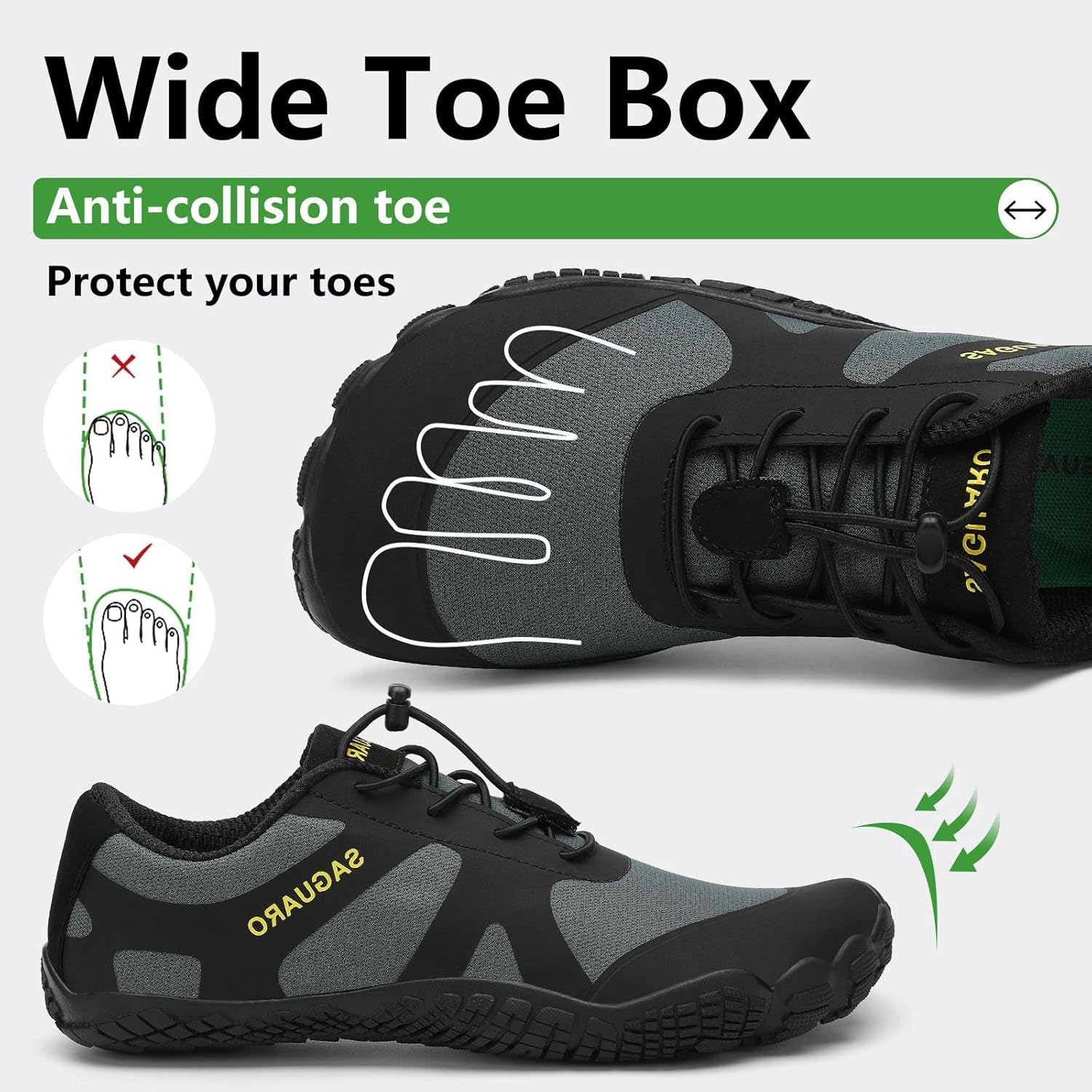 Thumbnail 1 de SAGUARO Unisex Barfußschuhe – Minimalistische Fitness- und Outdoor-Schuhe für Damen und Herren (Gr.36–48)