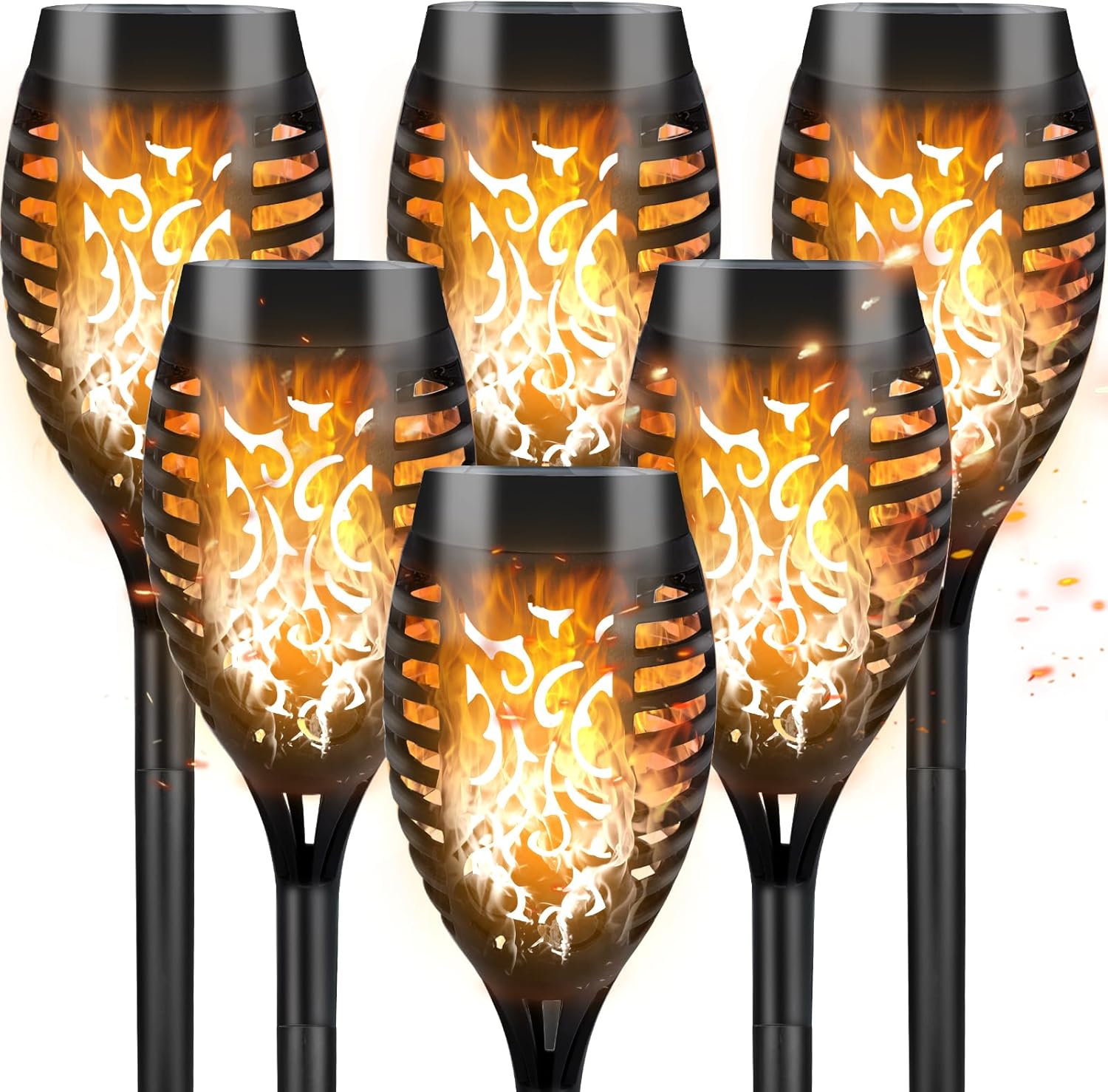 Detalle de CNMTCCO Solar Lights Outdoor Garden 6 Pack