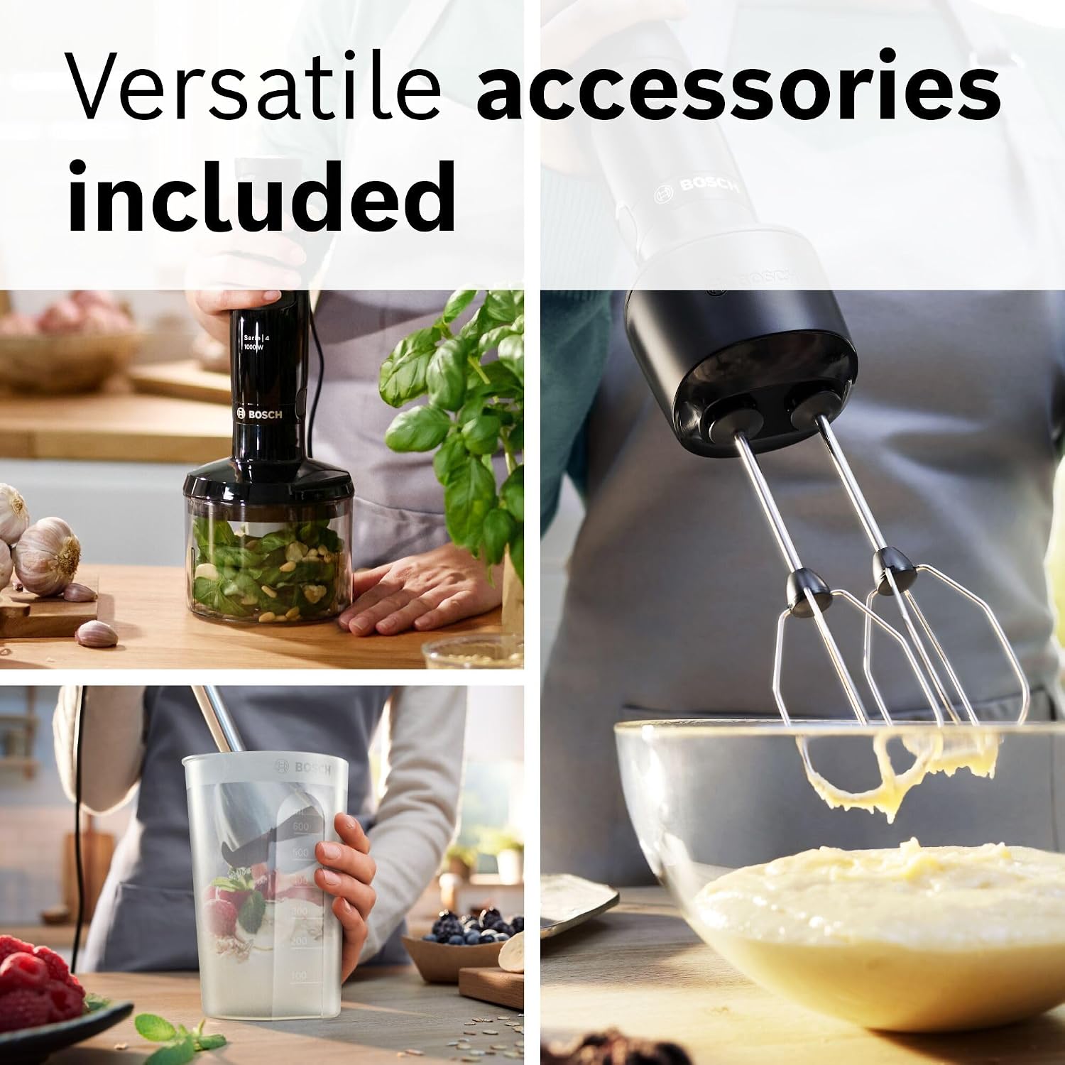 Thumbnail 4 de Bosch ErgoMaster Series 4 MSM4B624GB 1000 W hand blender
