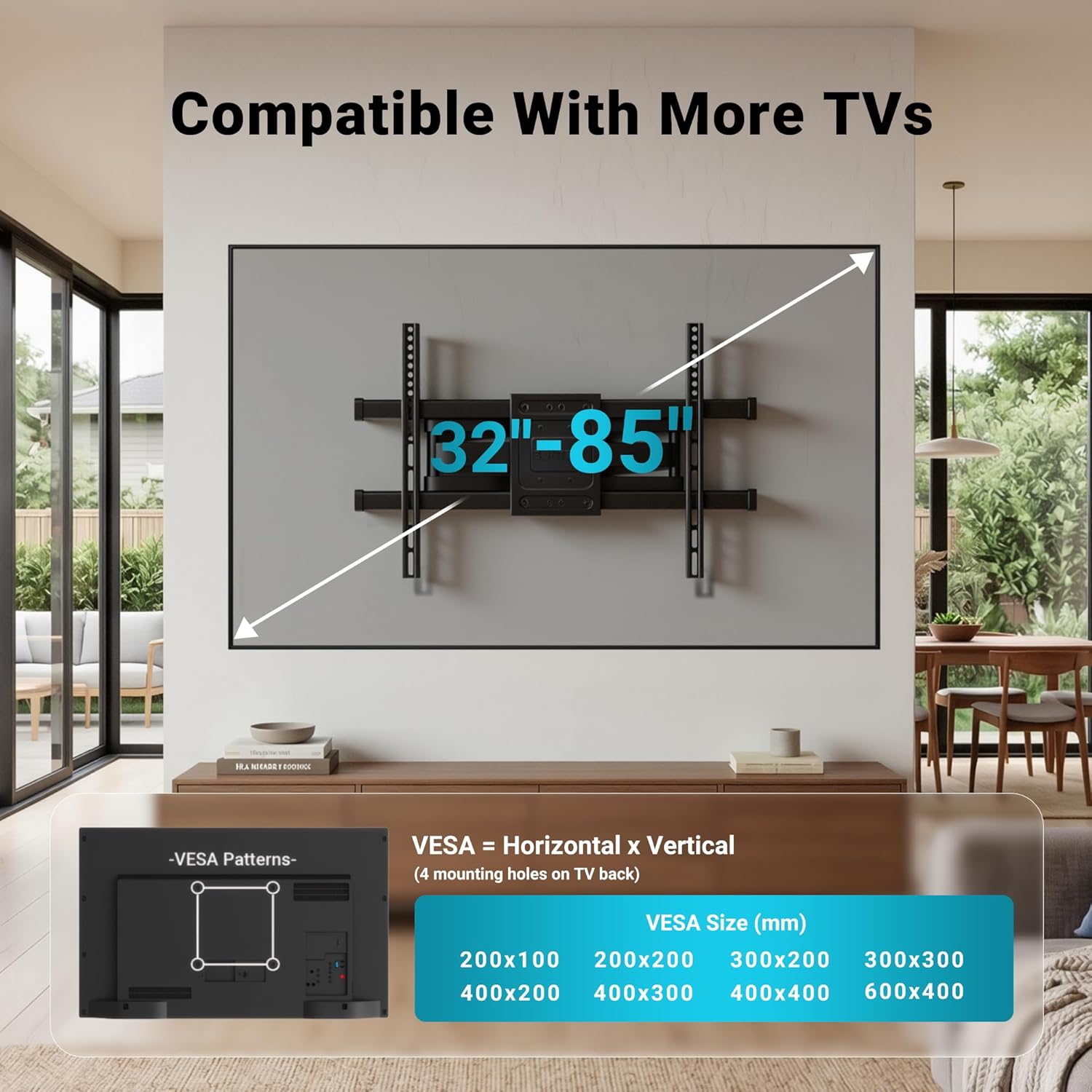 Detalle 2 de BONTEC TV Wall Mount 132 lb