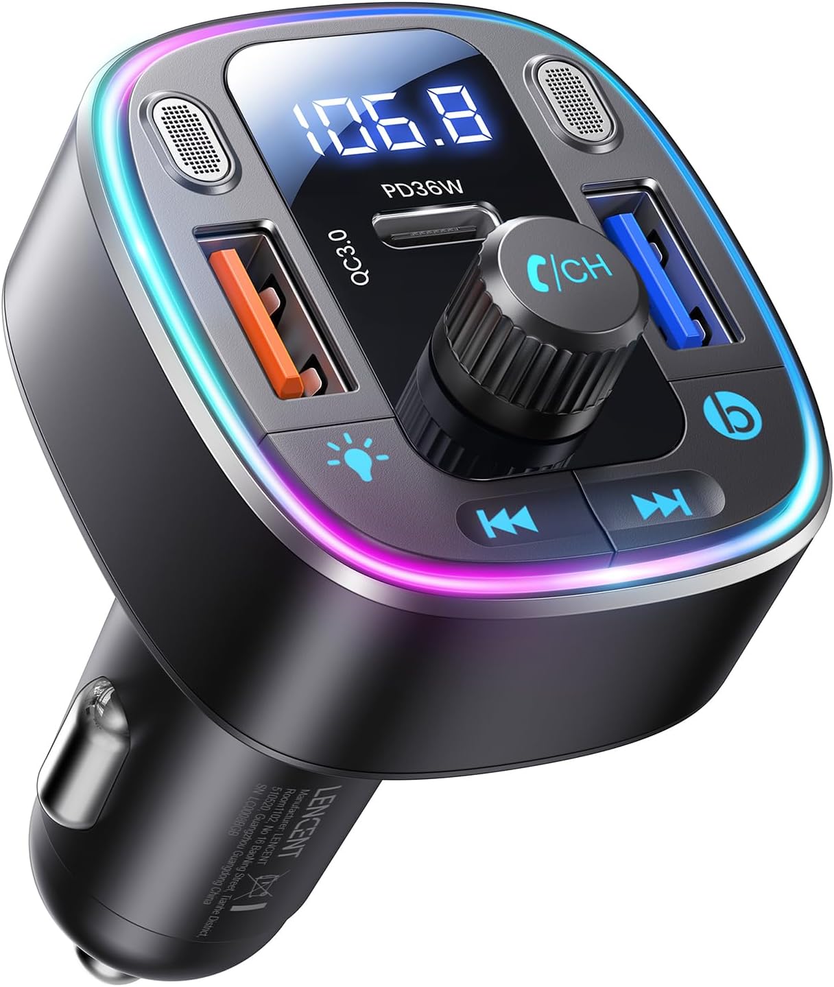 LENCENT Transmetteur FM 54 W