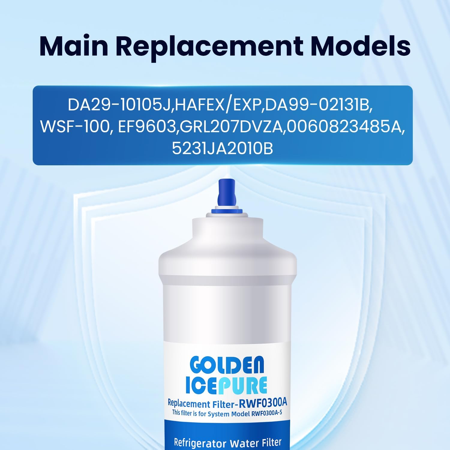 Thumbnail 4 de GOLDEN ICEPURE Refrigerator Water Filter 2-pack