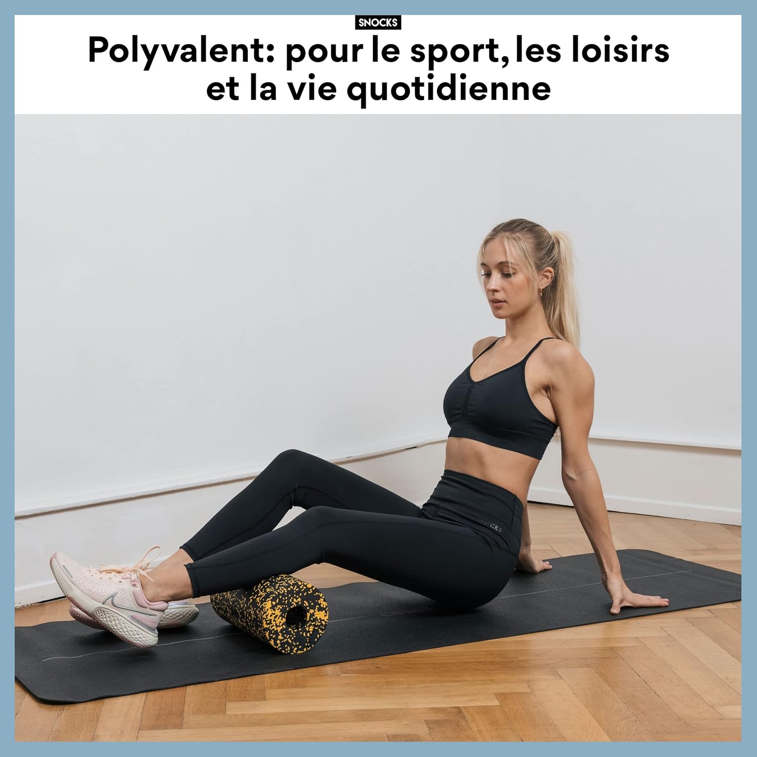 Detalle de Snocks Legging Femmes - Pantalon de Sport Taille Haute pour Yoga et Pilates