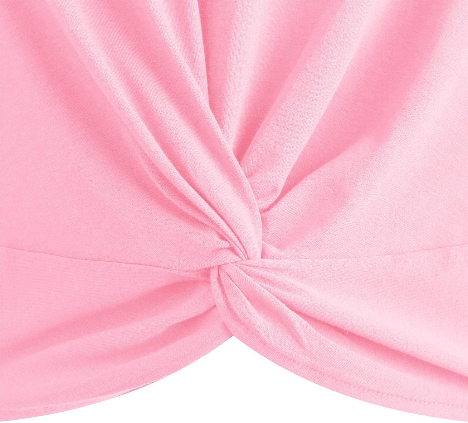 Detalle de JINKESI twist front crop top tee