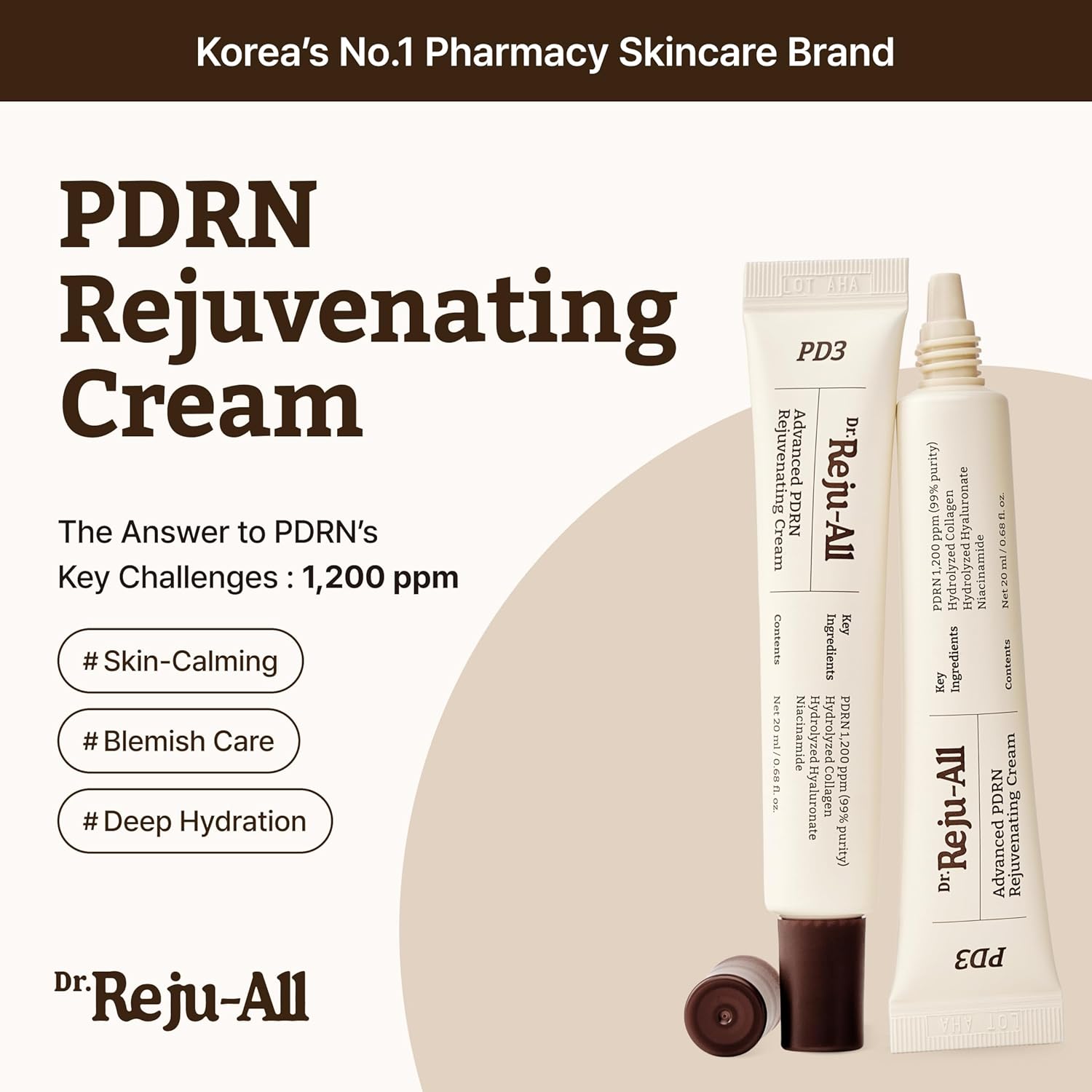 Detalle 2 de Dr. Reju-All PDRN Rejuvenating Cream 0.7 oz