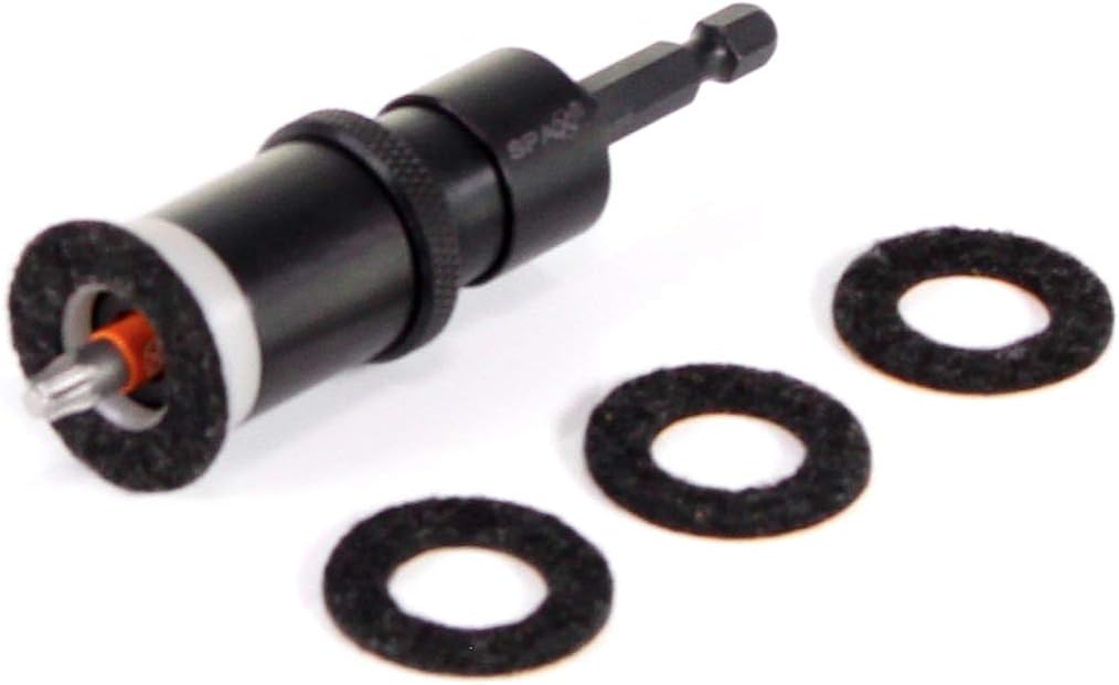 Detalle de SPAX-BIT T-STAR Plus T25 Inox avec douille filetée et limiteur de profondeur variable – Pack 2 pièces