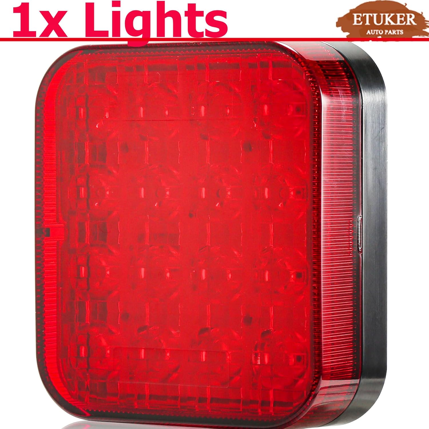 Thumbnail 3 de ETUKER LED 12/24V 1x Rear Trailer Fog Light (16 LEDs) – Waterproof fog lamp for RVs, tractors & trucks