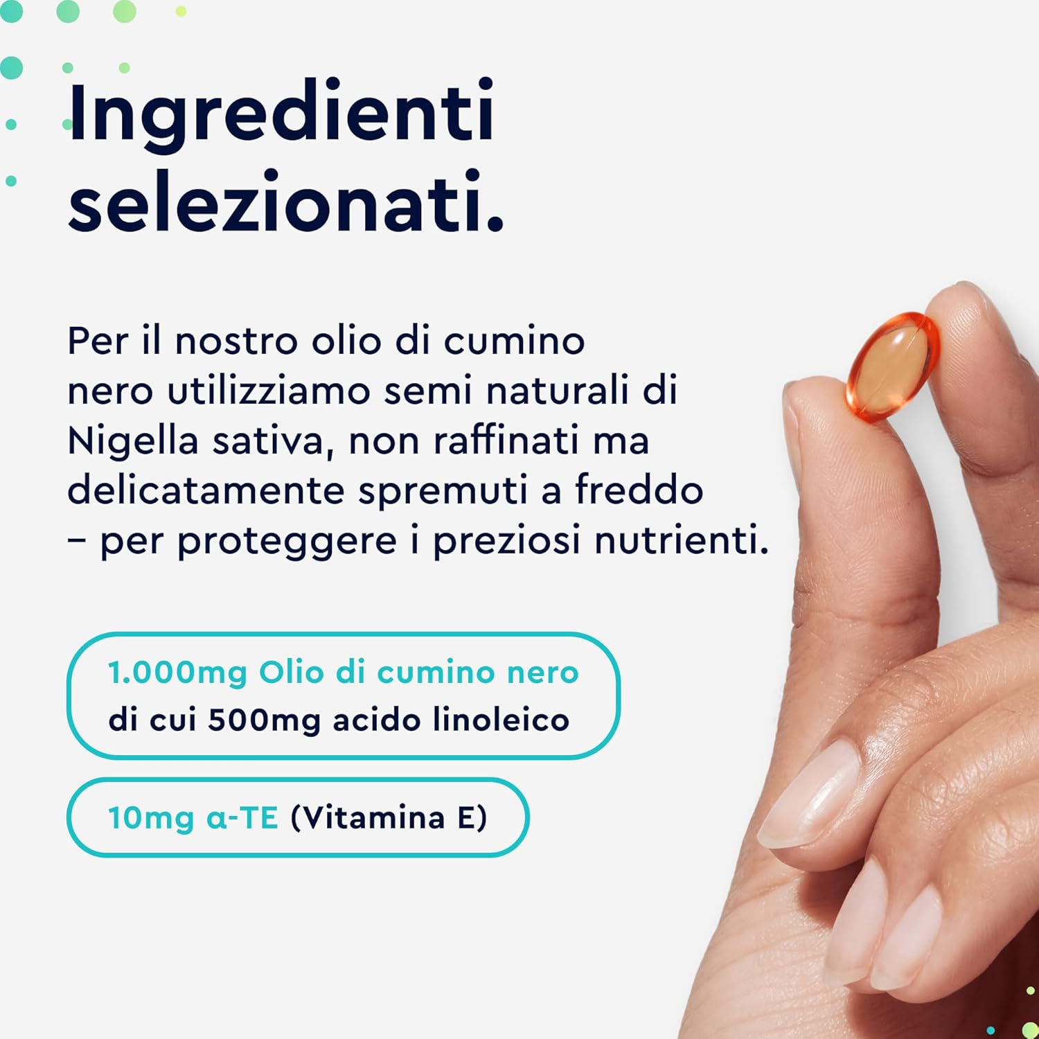 Thumbnail 3 de Gloryfeel Olio di Cumino Nero (Nigella Sativa) 1000 mg per dose, 420 capsule con Vitamina E