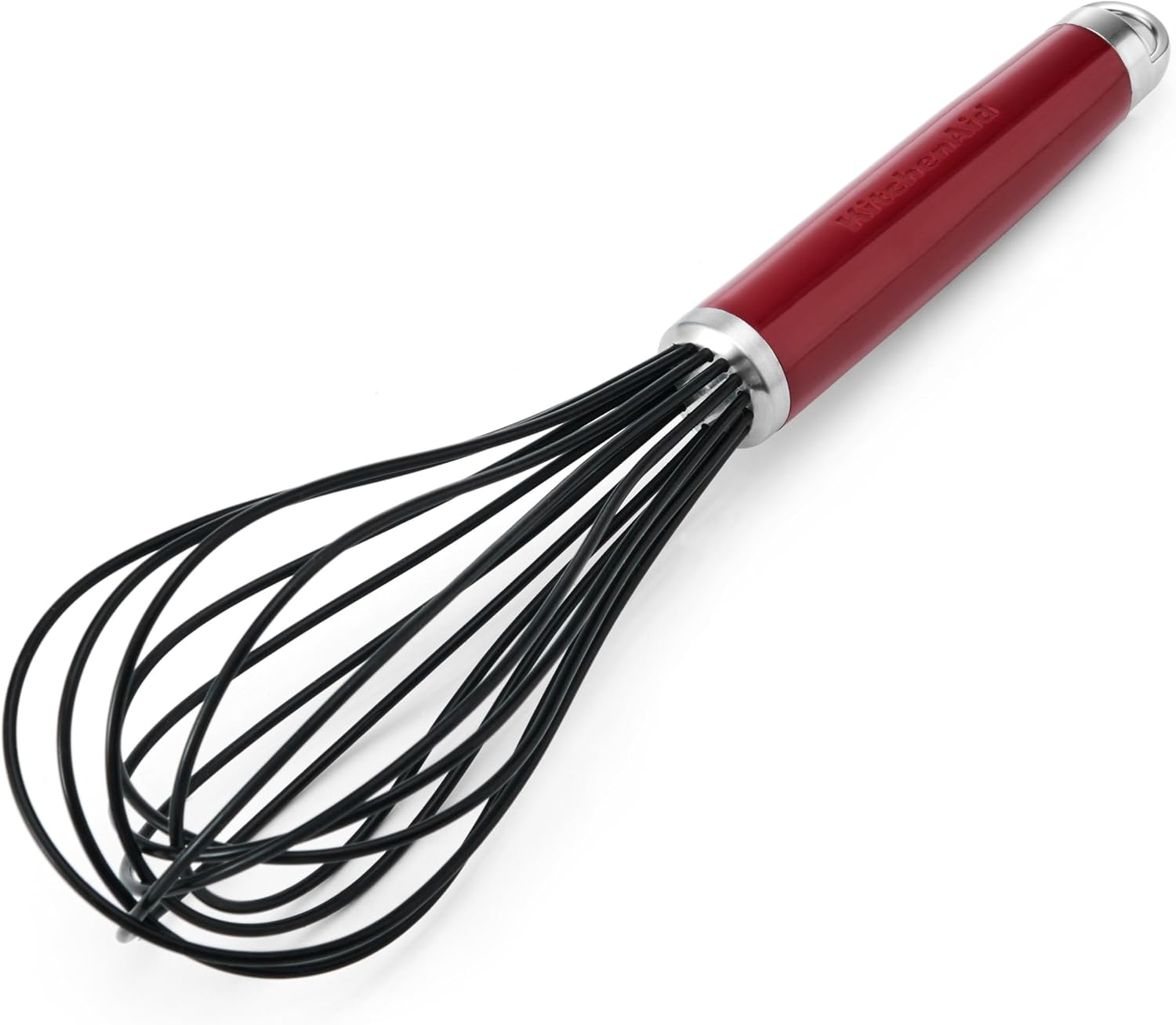 Thumbnail 2 de KitchenAid Classic Silicone Whisk, Empire Red, Heat-Resistant Silicone Head