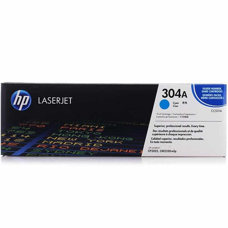 HP 304A Tóner Original LaserJet cian 🖨️