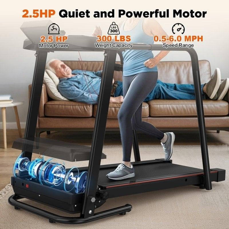 Detalle de Cinta de correr Clover Fitness S200: estabilidad avanzada para uso familiar en casa
