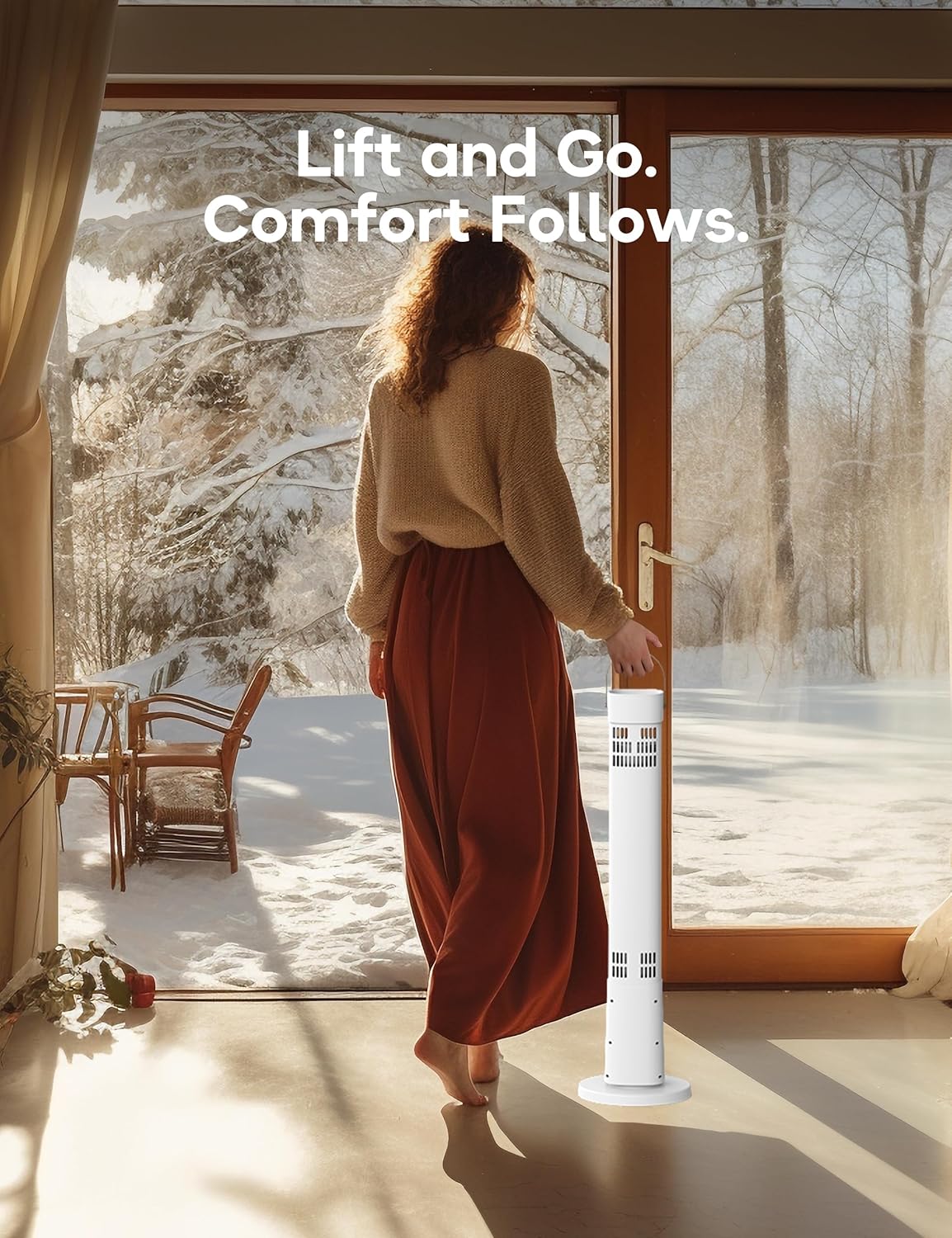 Thumbnail 6 de Patio Heater 1500W Infrared Electric 32.2" 🏠