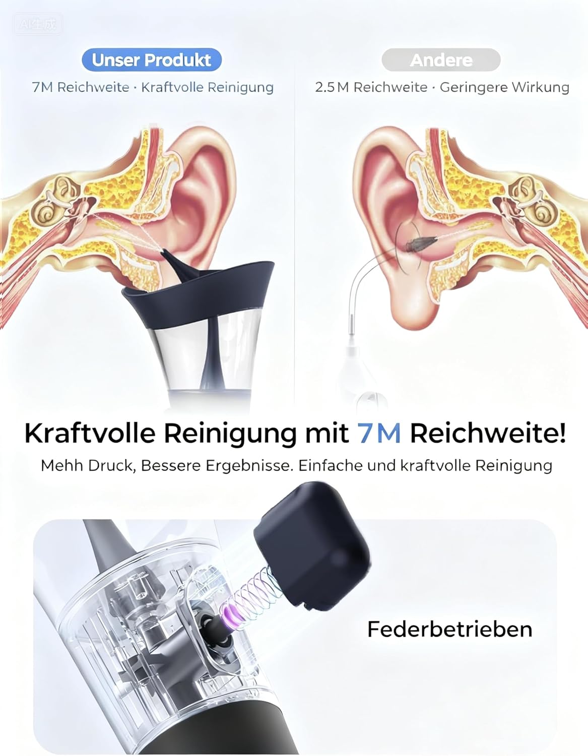 Detalle 1 de KAUGIC Ohrenschmalz Entferner 7 m