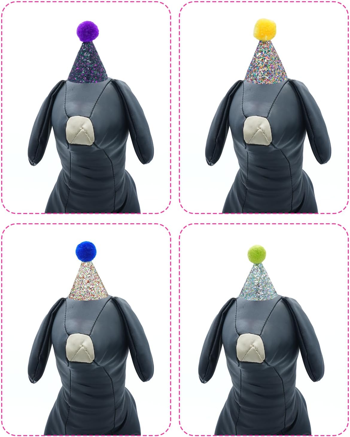 Detalle de BIPY 10 Pack Mini Party Hats for Toy Animals