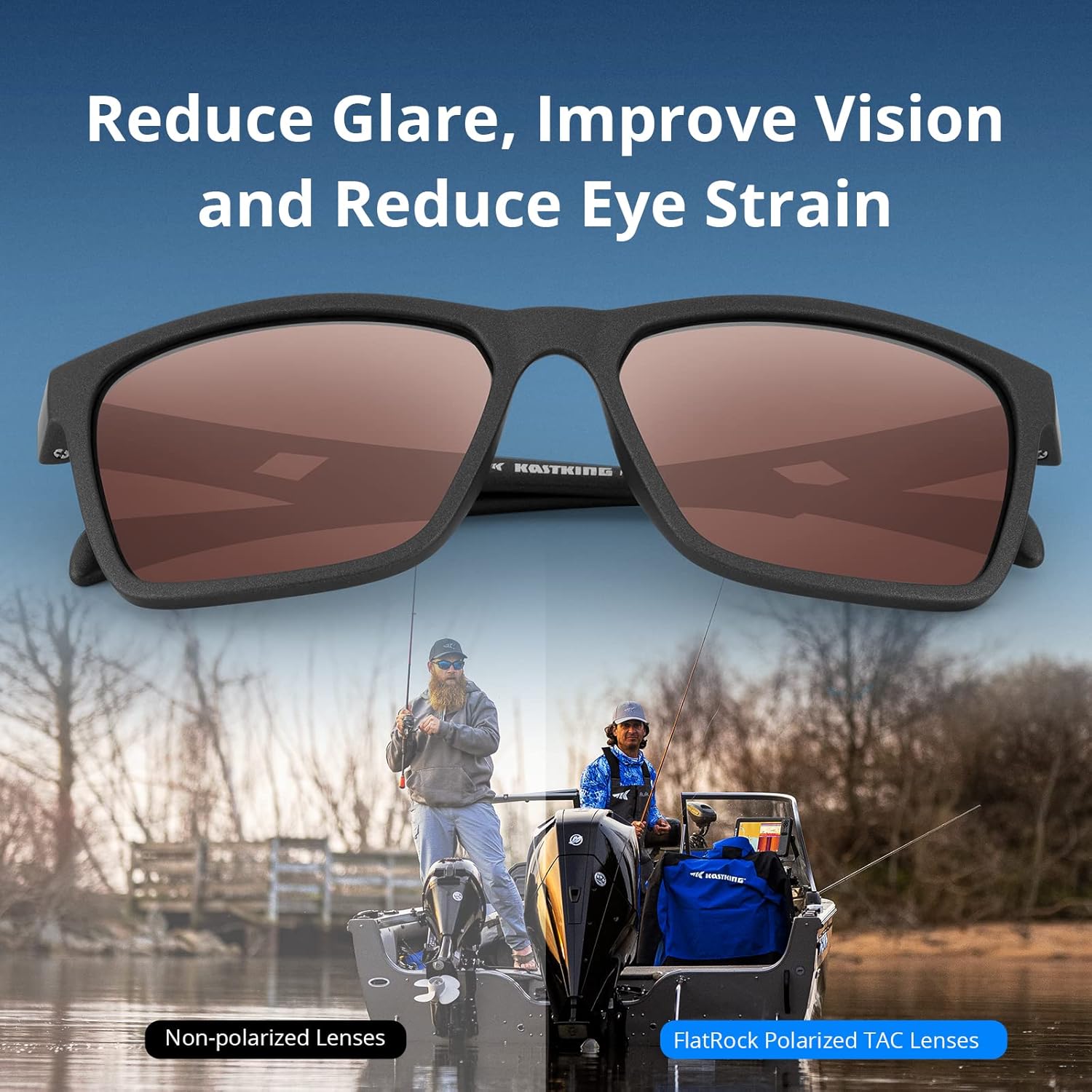 Thumbnail 4 de KastKing FlatRock polarized sport sunglasses