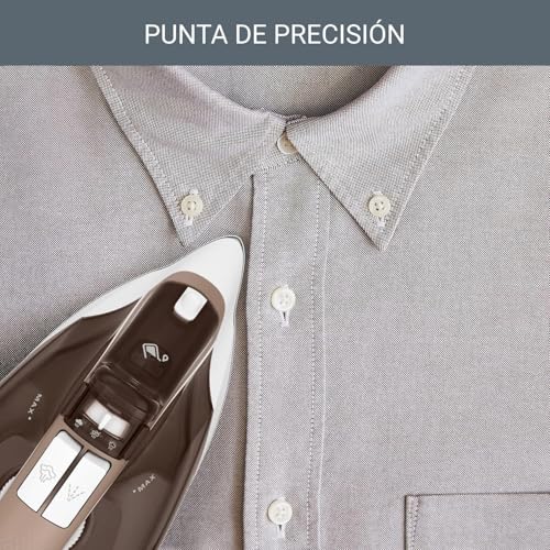 Detalle de Rowenta Effective + DX1635: Plancha de vapor de 2400 W con Autosteam y suela Microsteam 300