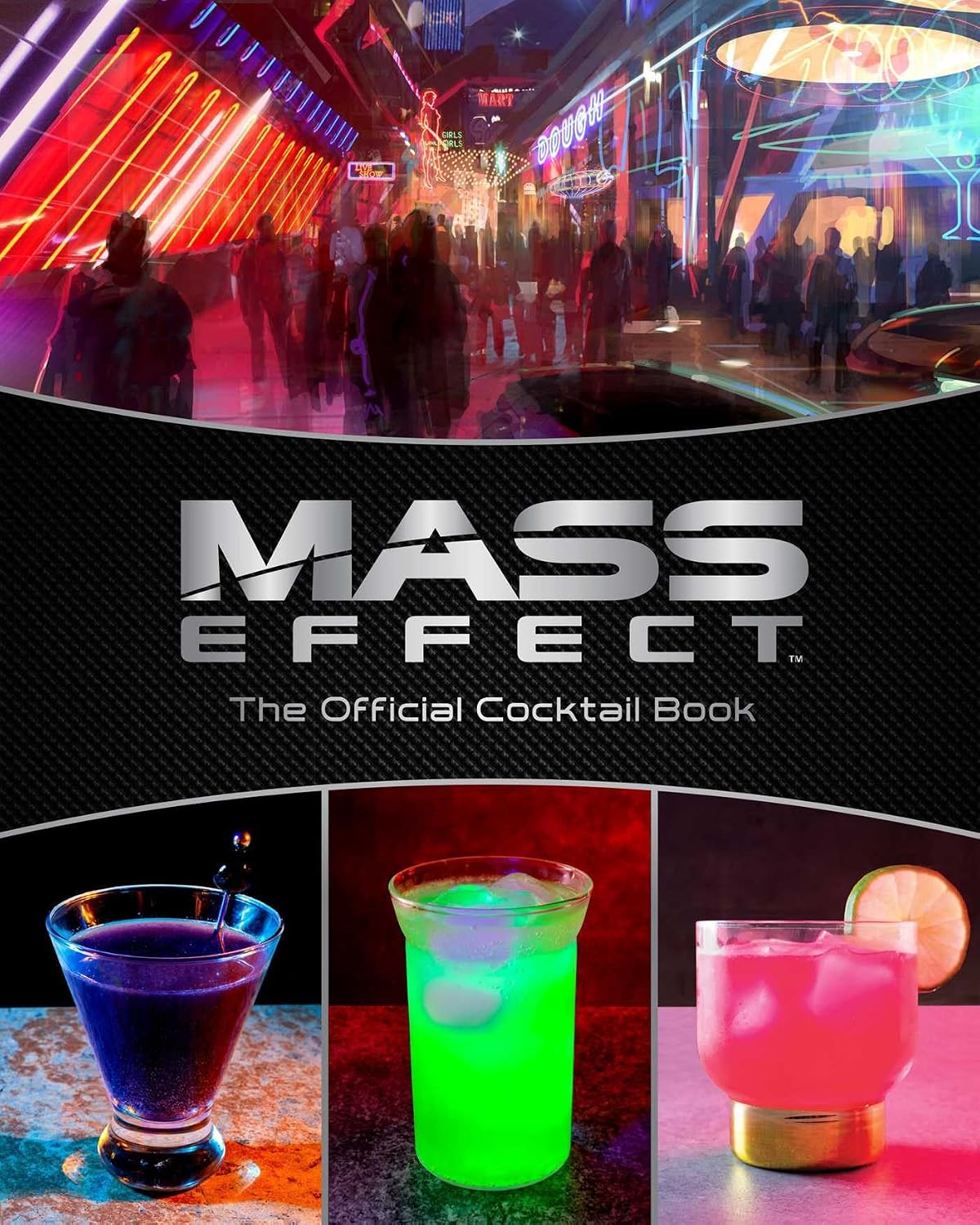 Detalle de Mass Effect: The Official Cocktail Book, Hardcover Cocktail Recipe Book