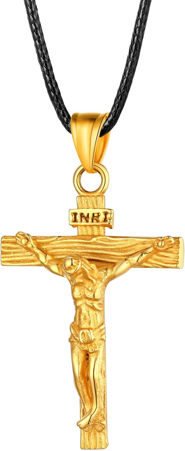 U7 Collier Crucifix 52 mm