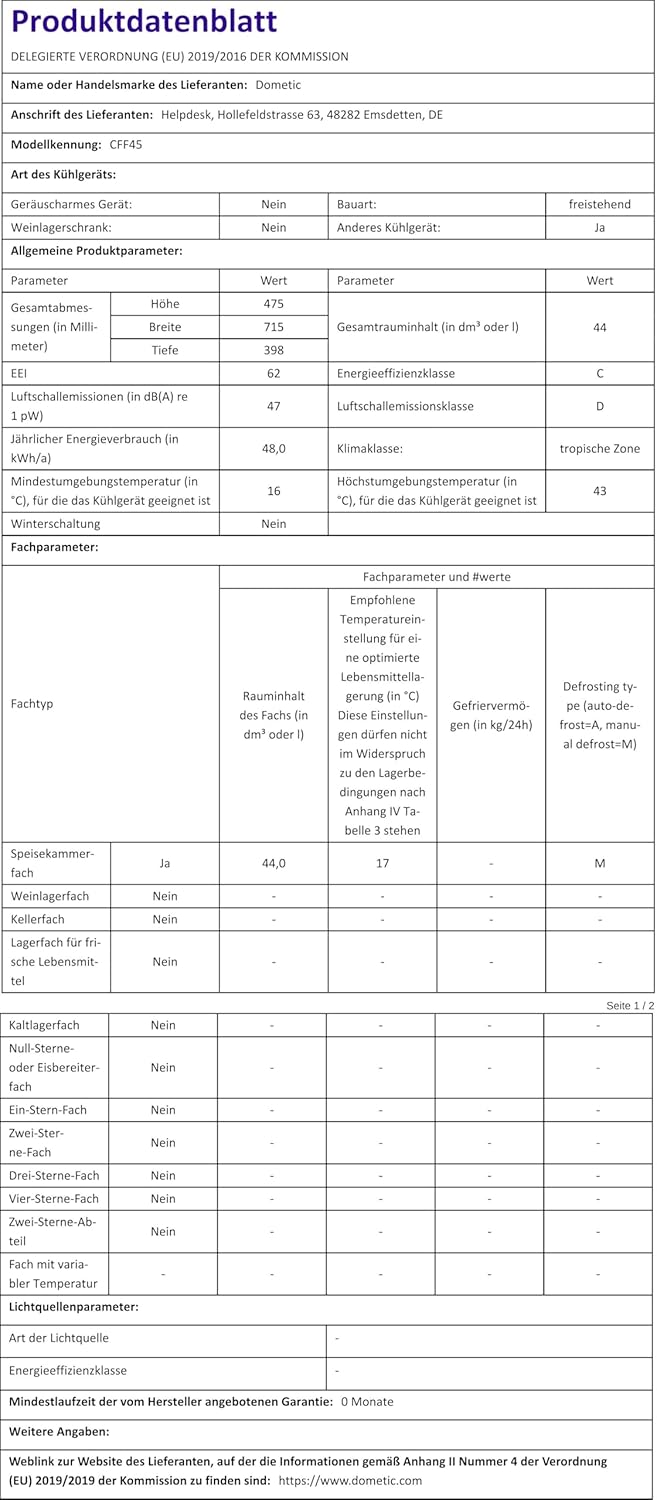 Thumbnail 8 de DOMETIC CFF 45 Nevera y congelador portátil ❄️ 38L para coche y barco