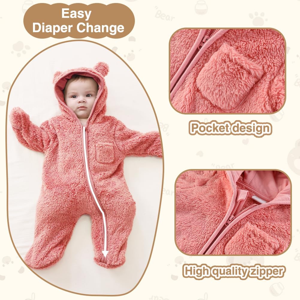 Detalle 1 de XIFAMNIY Baby Snowsuit, 280g Fleece