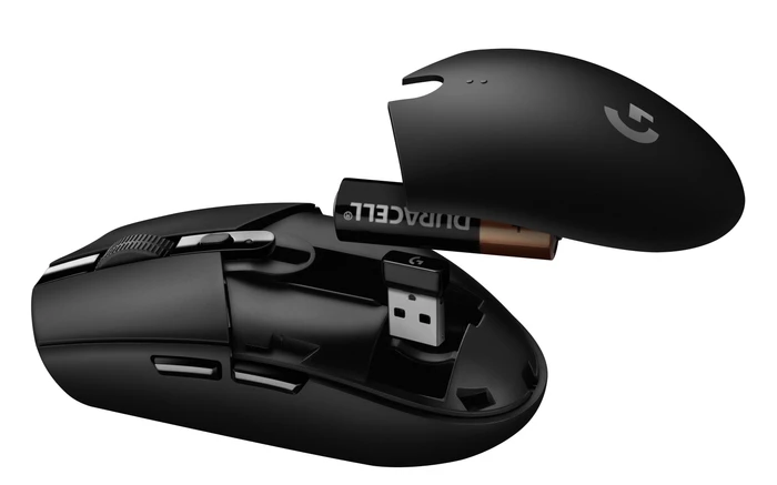 Detalle de Logitech G305 Lightspeed kabellose Gaming-Maus – präzise Sensorik, schnelle Reaktionsfähigkeit und lange Akku-Laufzeit