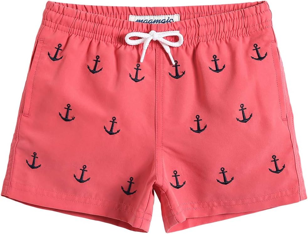 Thumbnail 6 de MaaMgic Schnelltrocknende Jungen-Badeshorts mit Mesh-Futter, Taschen und verstellbarem Tunnelzug (Größen 2–16 Jahre)