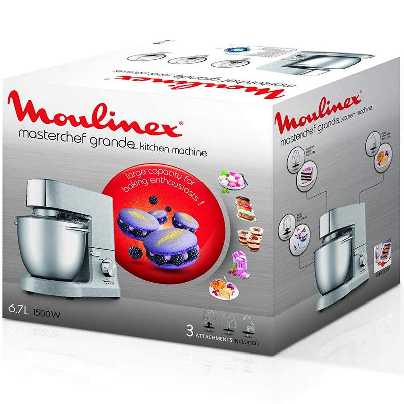 Detalle de Moulinex Masterchef Grande QA810D01 Robot de Cocina 1500W 🍽