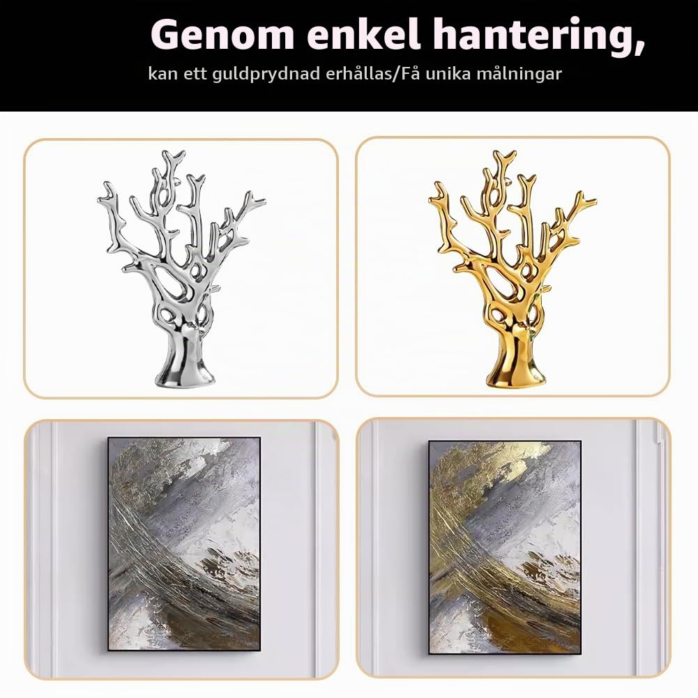 Detalle 2 de Aolso förgyllningskit med 100 blad, vattenbaserat lim och lack