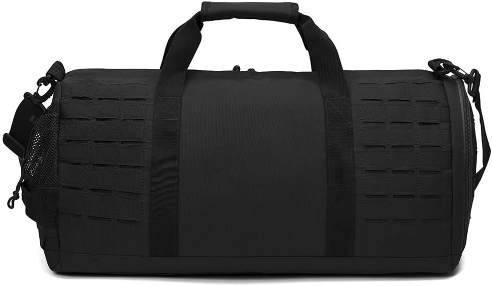 Detalle 2 de Sac de sport tactique QT&QY 40L avec compartiment chaussures et conception type Molle