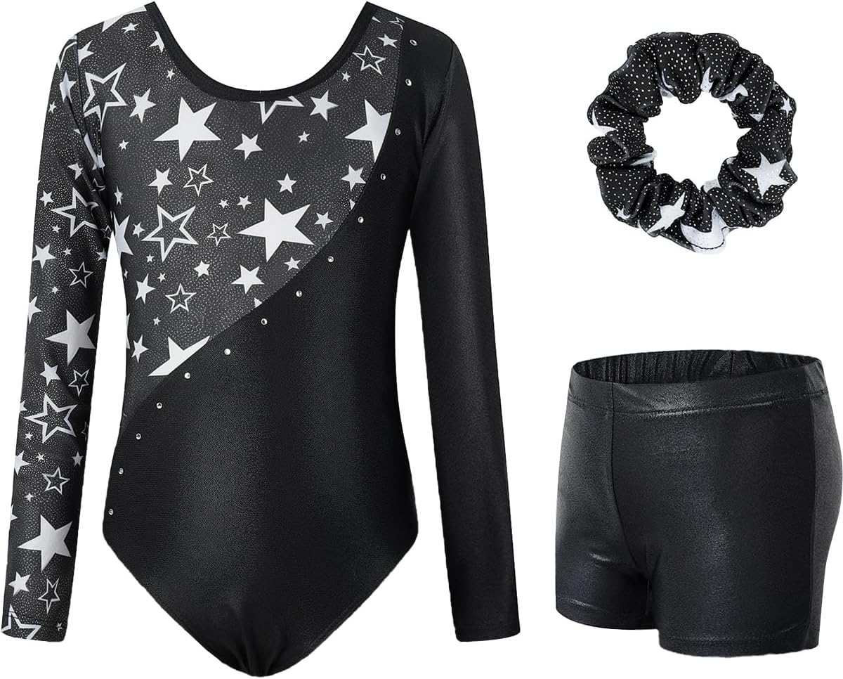 Thumbnail 5 de JiAmy body per ginnastica artistica ragazza (3-12 anni) con pois lucidi e pantaloncini