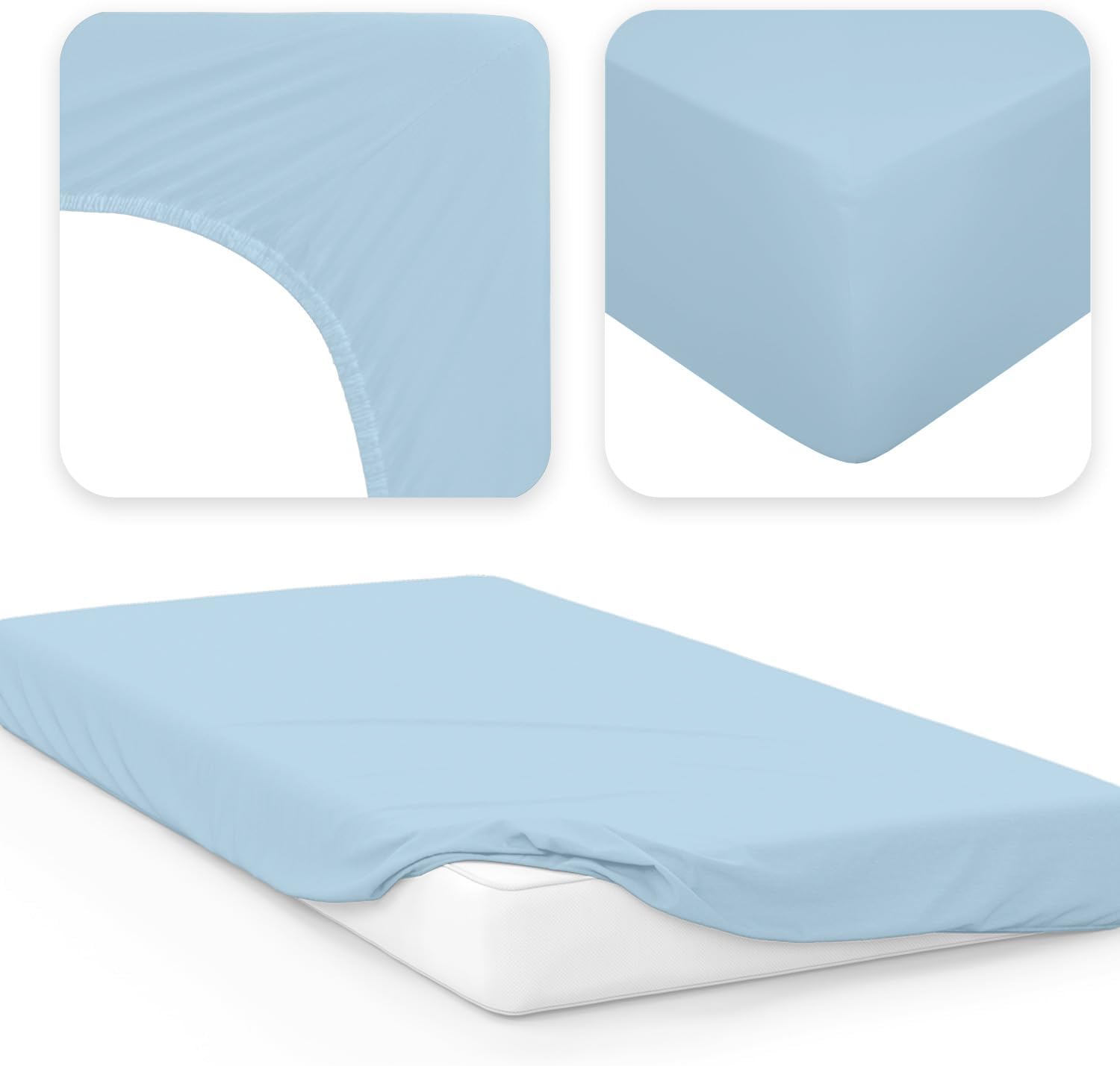 Thumbnail 1 de Jacobson Jersey Spannbettlaken 60x120-70x140 cm