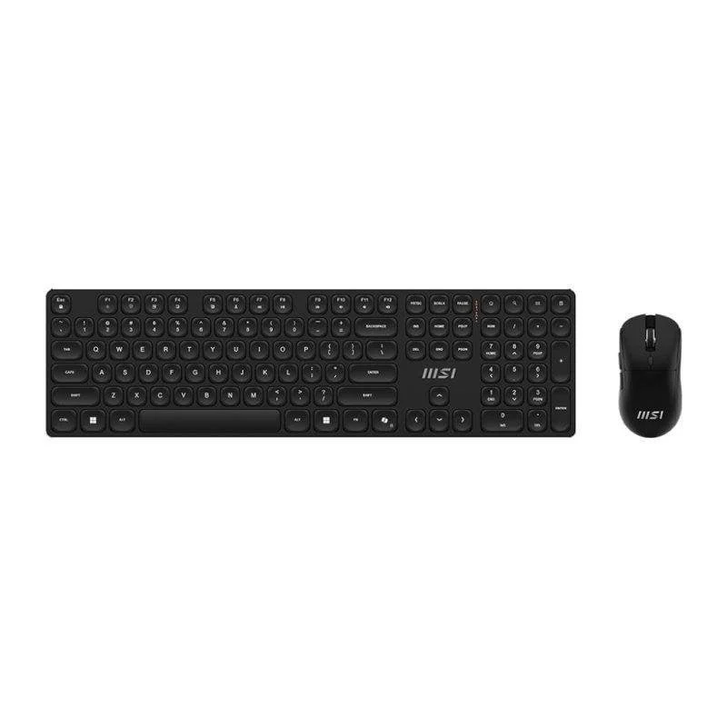 Detalle de MSI Forge K210 W Combo: teclado mecánico inalámbrico con ratón incluido, batería recargable