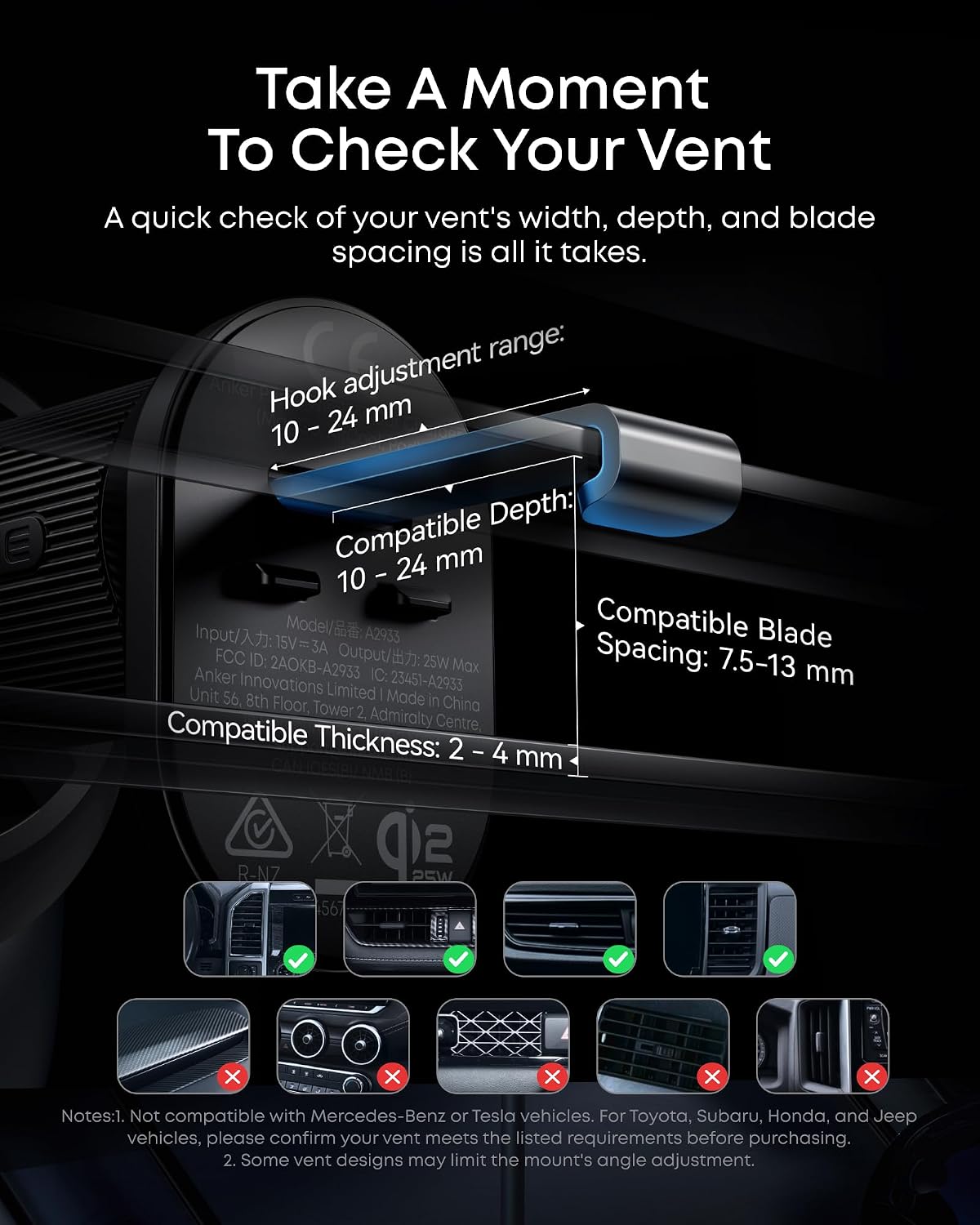 Thumbnail 1 de Anker Prime MagSafe Car Mount