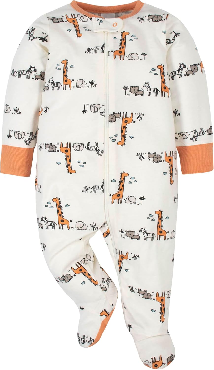 Thumbnail 2 de Gerber Baby Boys 4 Pack Sleep 'N Play Footie Sleepers