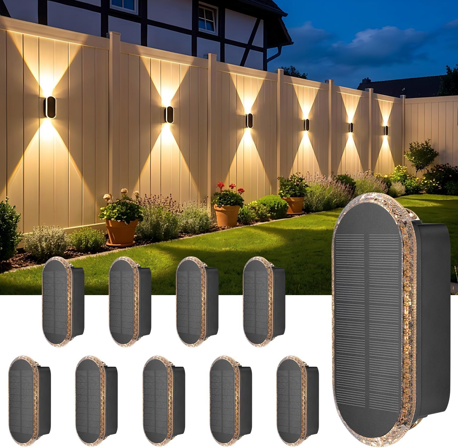 Thumbnail 6 de ELLASAY Aplique Solar Exterior 4 Pack
