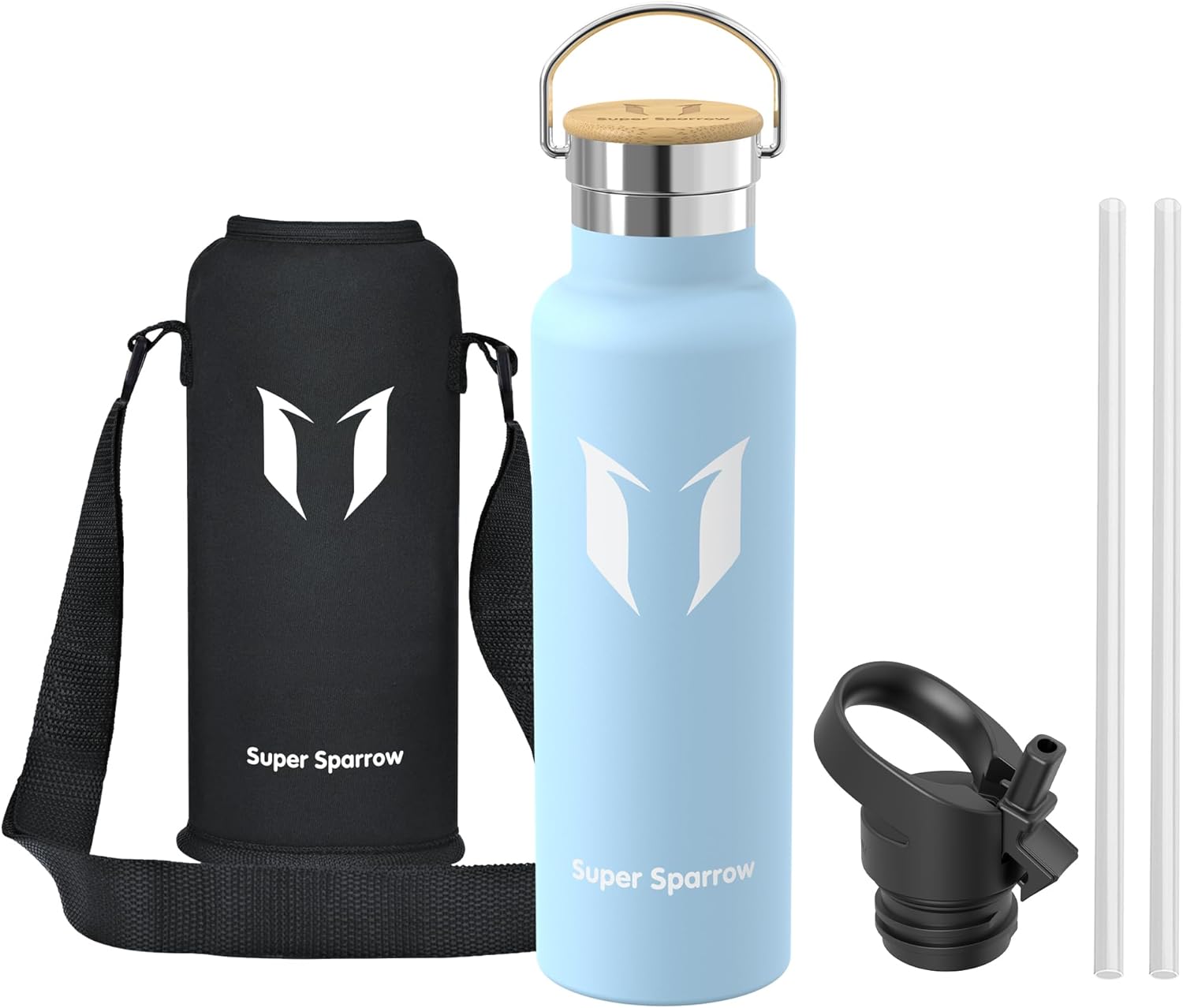 Detalle 2 de Super Sparrow Borraccia Bambini 620ml: borraccia termica senza perdite, BPA free