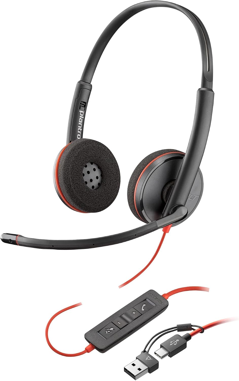 Detalle de Poly Blackwire 3220 micro-casque filaire
