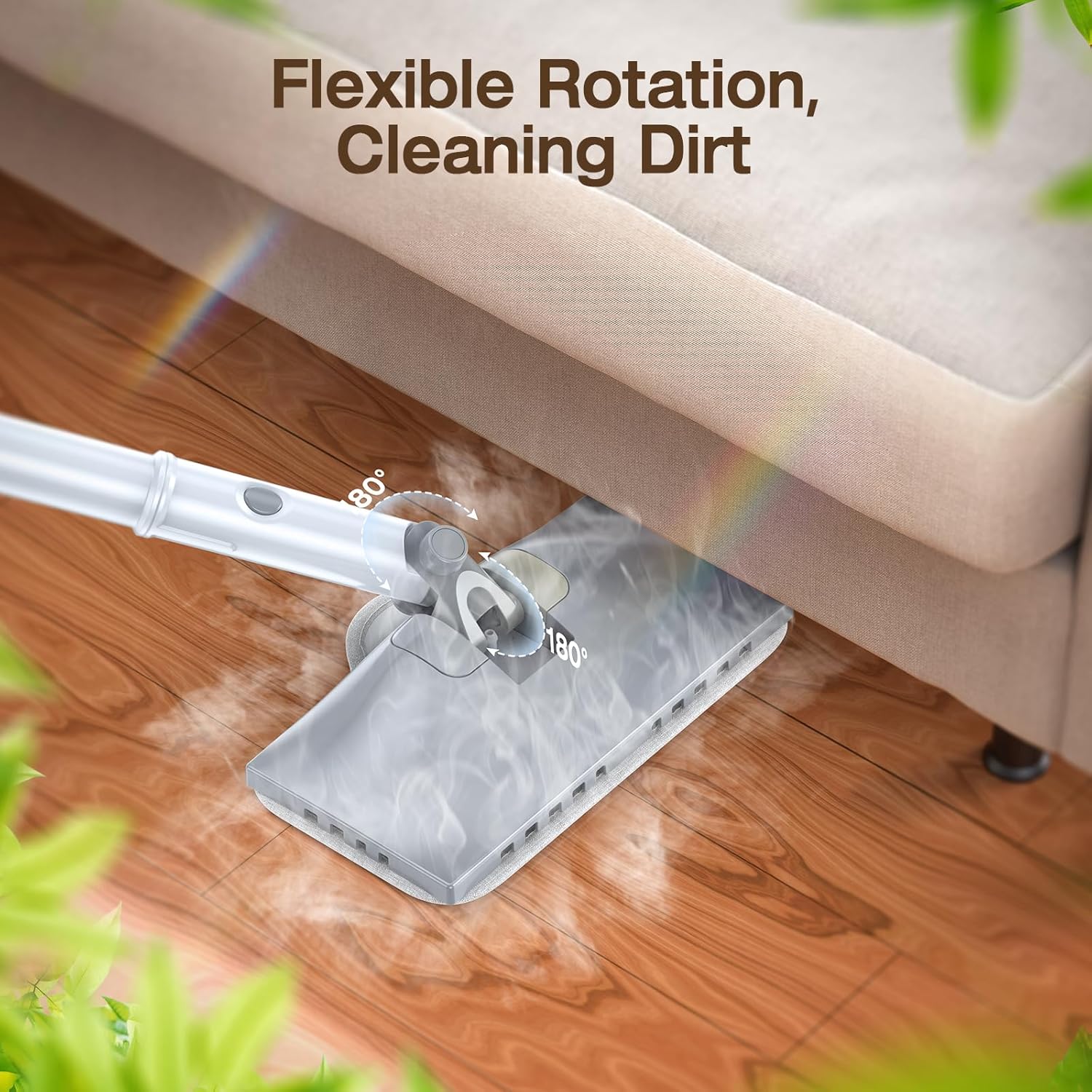 Detalle de ScrubWiz KS-7883 10-in-1 Steam Mop, 350 ml Tank, 2 Steam Modes