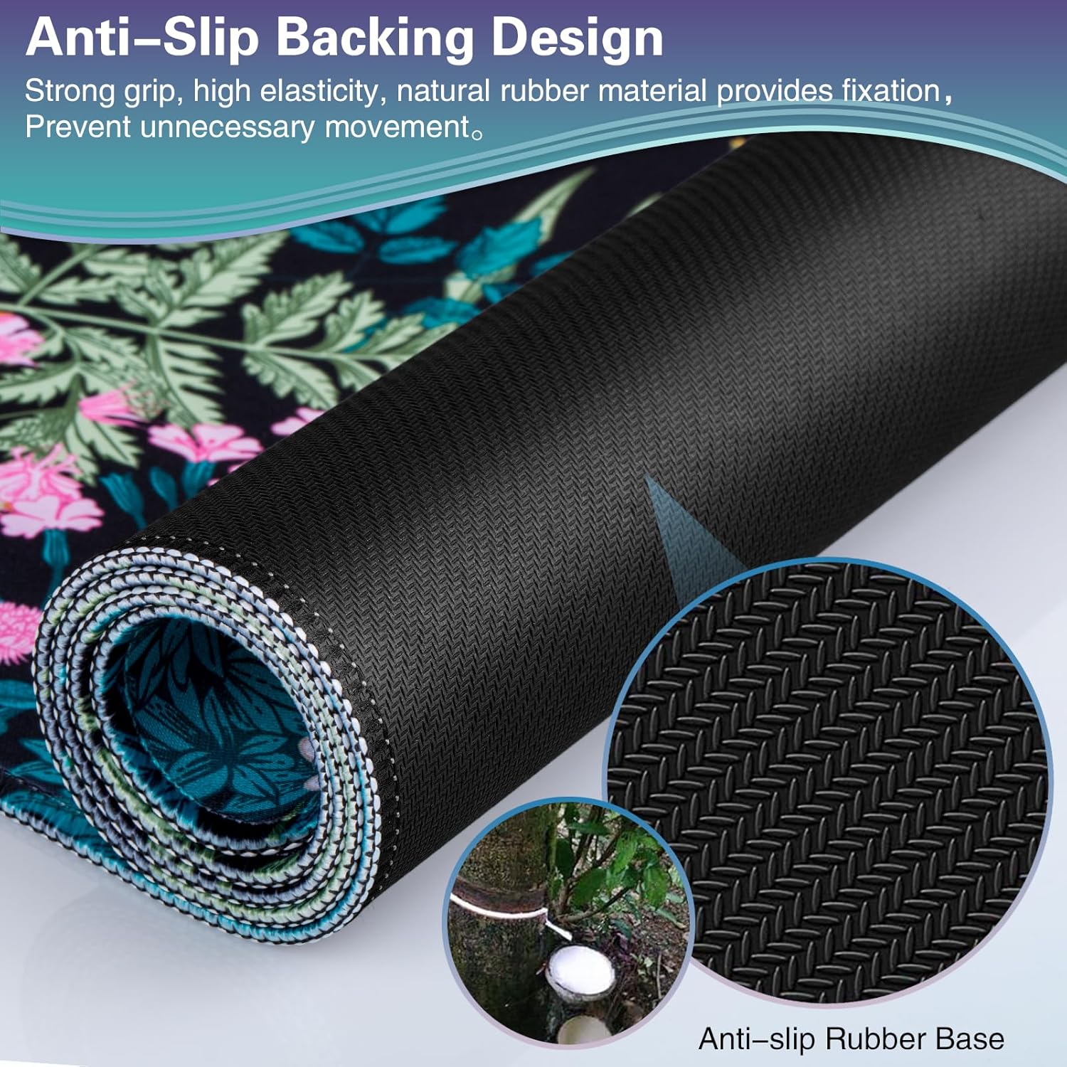 Thumbnail 5 de Acezeek XXL-Mauspad 900 x 400 mm mit genähten Kanten – rutschfeste Gummibasis, wasserabweisende Oberfläche