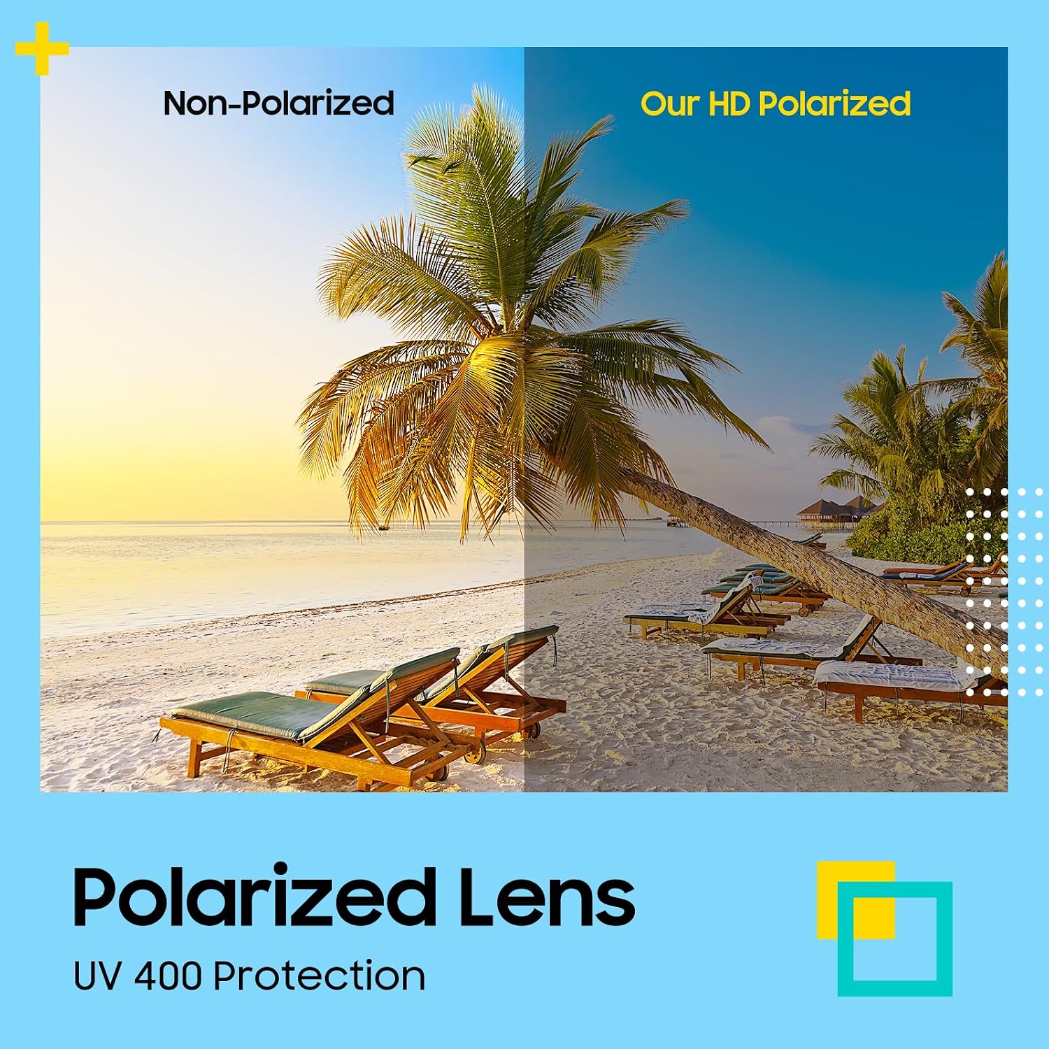 Detalle de Ulknyss Lunettes de soleil sport homme polarisées Polarisées UV400