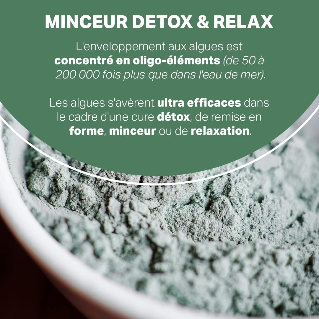 Detalle 2 de Bleu & Marine Bretania - Impacco Termico Riducente 2 kg: trattamento anticellulite rigenerante e modellante
