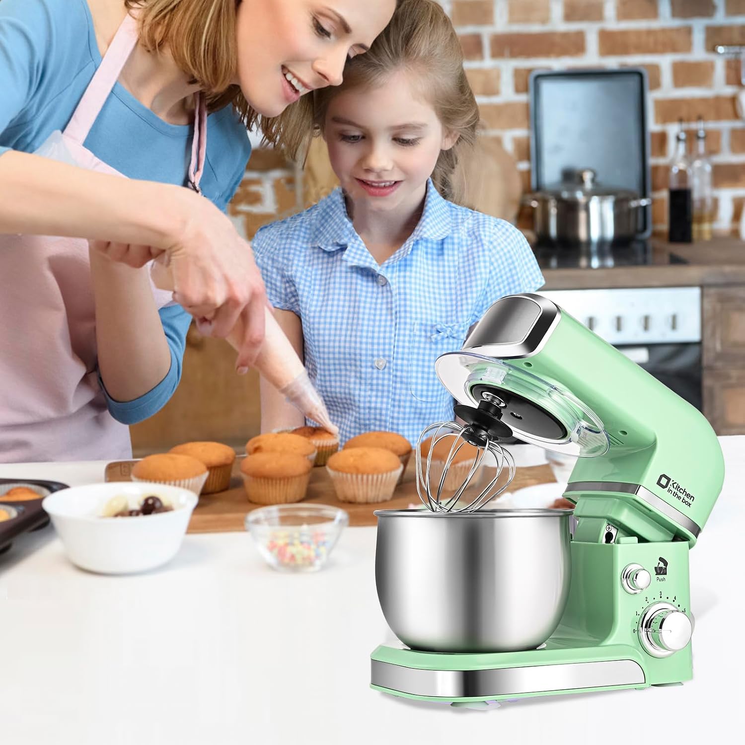 Thumbnail 5 de Kitchen in the box Stand Mixer 3.2 Qt 🍽