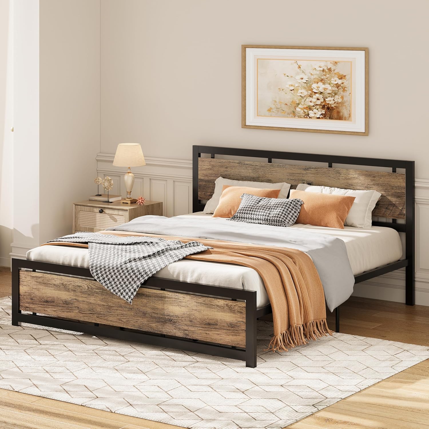 Detalle de LIKIMIO California King Bed Frame