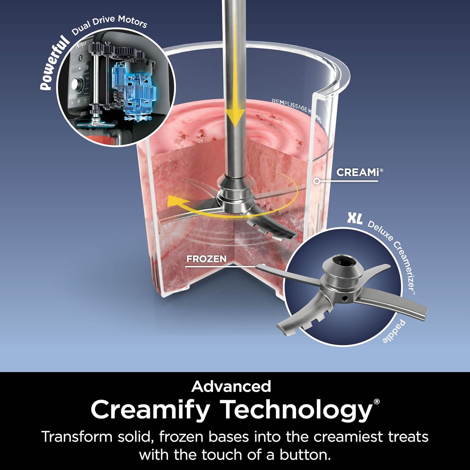 Detalle de Ninja CREAMi Deluxe 11-in-1 ice cream maker