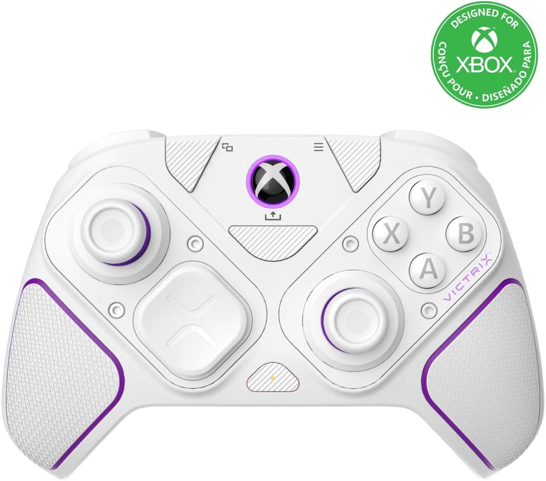 Detalle de PDP Victrix Pro BFG Wireless Controller: White per Xbox Series X|S, Xbox One e PC Windows